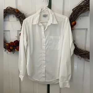 Land's End Cream Blouse Women's Size 12